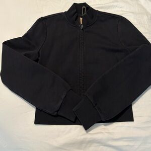 NWT Skims XS Boyfriend Fleece Track Jacket